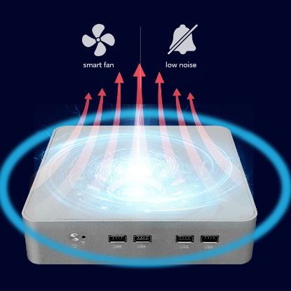 Picture of Mini host HD video miniature host minipc portable desktop small host home learning business office small computer