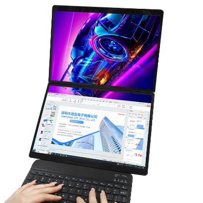 Picture of Intel dual-screen laptop AI smart strong core 10.95-inch 180° flip handwriting touch computer