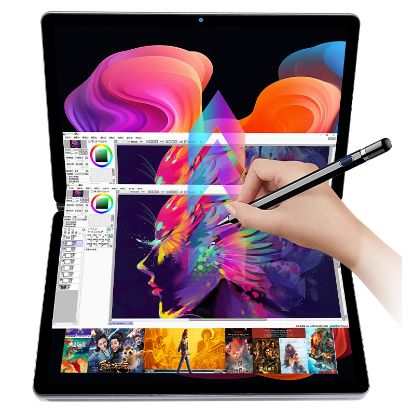 Picture of Intel dual-screen laptop AI smart strong core 10.95-inch 180° flip handwriting touch computer