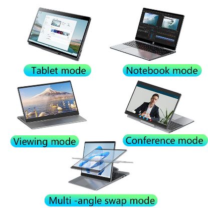 Picture of Handwritten touch screen 4 -in -1 laptop computer 15.6 -inch office design computer