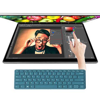 Picture of 13.3 Double -screen dual -touch Intel thin and thin copy virtual touch keyboard Student business business office design high performance book