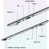 Picture of 15.6 inch dual screen laptop intel Celeron N5105 DDR4 16GB SSD 256GB Win11 small screen 7 inch touch screen laptop computer