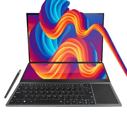 Picture of 16.1 inch+14 inch dual screen notebook Intel Core i7 10750H DDR4 16GB RAM 256GB ROM Win 11 notebook computer