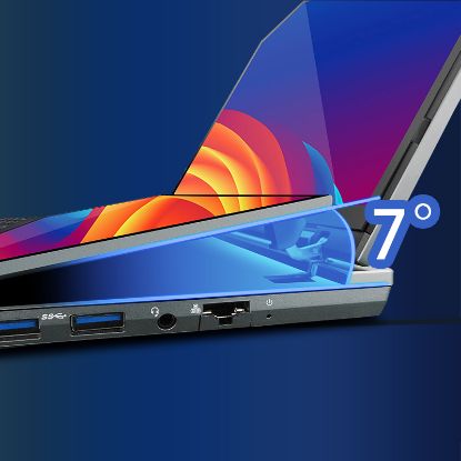 Picture of 16.1 inch+14 inch dual screen notebook Intel Core i7 10750H DDR4 16GB RAM 256GB ROM Win 11 notebook computer
