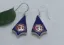 Show details for Pure Silver Om Earring Picture of Pure Silver Om Earring
