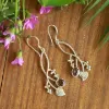 Picture of Pure Silver Earring With Natural Tourmaline For Women/ 5.5 Gram