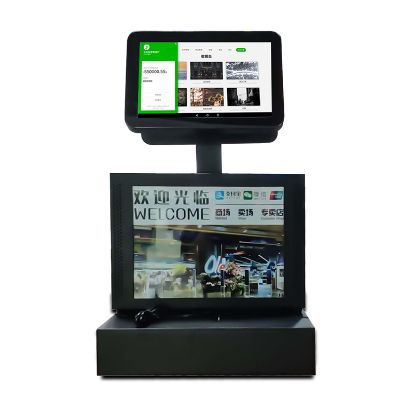 Picture of POS Terminal Kit Integrated Payment 15.6 Touch Screen Cash Register With Keyboard Scanner Printer