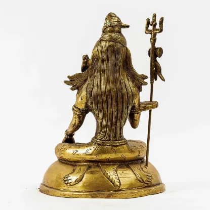 Picture of Saru Handicraft / Lord Shiva Statue / Metal Lord Shiva Statue / Brass / Murti