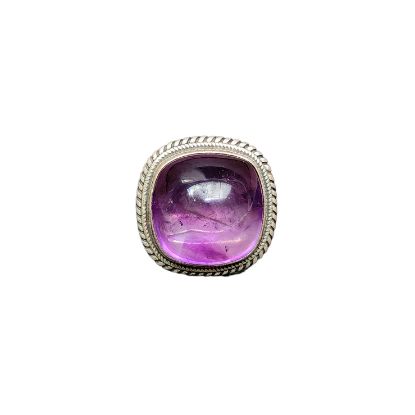 Picture of Ring, Designer Silver Jewellery with Amachyist
