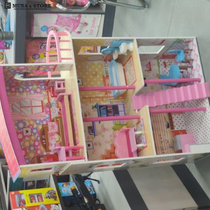 Show details for WOODEN DOLL HOUSE 1056 Picture of WOODEN DOLL HOUSE 1056