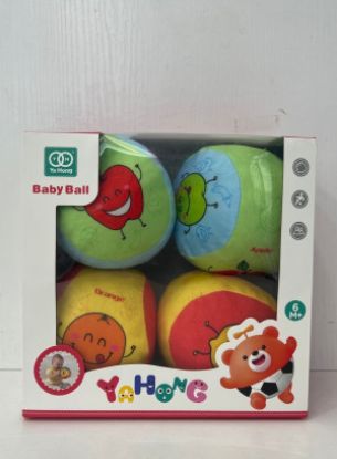 Show details for Soft Ball 4pcs Toys Picture of Soft Ball 4pcs Toys