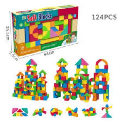 Show details for EVA Blocks 124pcs Toy Picture of EVA Blocks 124pcs Toy