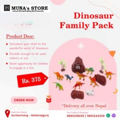Show details for DINOSAURS FAMILY PACK Picture of DINOSAURS FAMILY PACK