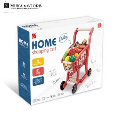 Show details for SHOPPING CART WITH ACCESSORIES ROLE PLAY TOYS Picture of SHOPPING CART WITH ACCESSORIES ROLE PLAY TOYS