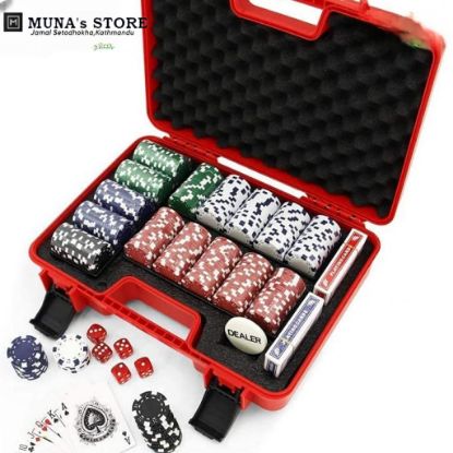 Show details for PROFESSIONAL POKER SET WITH 300 CHIPS Picture of PROFESSIONAL POKER SET WITH 300 CHIPS