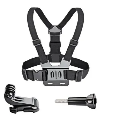 Show details for GoPro Chest Mount Harness Belt With J Hook Mount And Screw Picture of GoPro Chest Mount Harness Belt With J Hook Mount And Screw