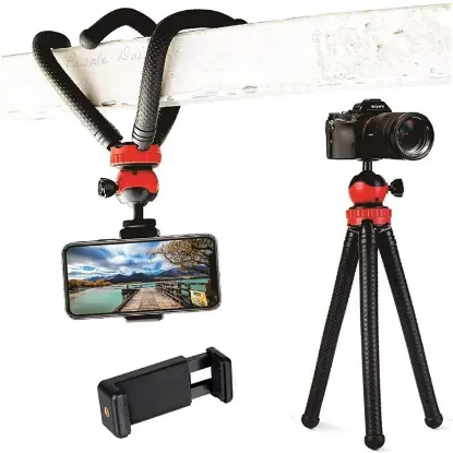 Show details for Black Flexible Gorilla Tripod for Mobile DSLR - 30CM Picture of Black Flexible Gorilla Tripod for Mobile DSLR - 30CM