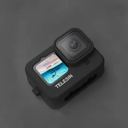Show details for Telesin Silicone Case Lens Cap For GoPro Hero 9 10 11 12 Protective Cover Case Picture of Telesin Silicone Case Lens Cap For GoPro Hero 9 10 11 12 Protective Cover Case