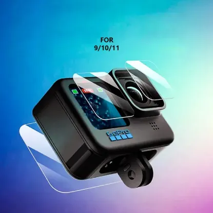 Show details for Gopro Hero 11 10 9 Black Tempered Glass Screen Protector Lens Protective Film Picture of Gopro Hero 11 10 9 Black Tempered Glass Screen Protector Lens Protective Film