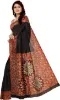 Picture of Printed Manipuri Art Silk Saree (Black)