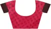 Picture of Floral Print Bollywood Georgette Saree (Pink)