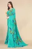 Picture of Digital Print Daily Wear Georgette Saree (Green)