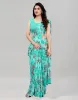 Picture of Printed Daily Wear Chiffon, Georgette Saree (Blue)