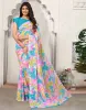 Picture of Printed Daily Wear Chiffon, Georgette Saree (Multicolor)