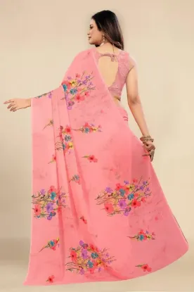 Picture of Digital Print Daily Wear Georgette Saree