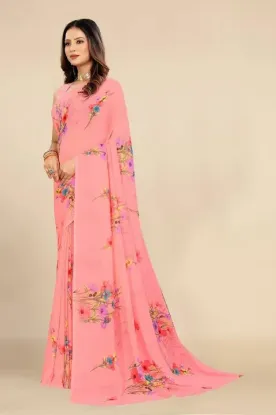Picture of Digital Print Daily Wear Georgette Saree