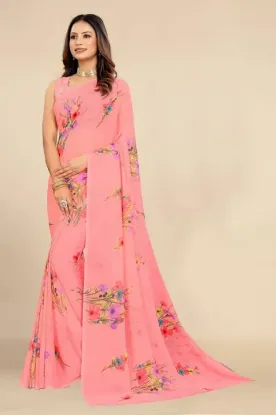 Picture of Digital Print Daily Wear Georgette Saree