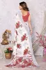 Picture of Printed, Floral Print Daily Wear Georgette Saree (Red)