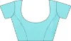 Picture of Solid/Plain Bollywood Georgette Saree (Light Blue)