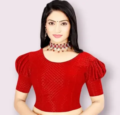 Picture of TRENDY STRETCHABLE LYCRA BLOUSE