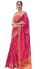 Picture of Women's Patola Silk Saree With Unstitched Boluse Piece