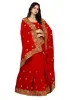 Picture of Heavy Embroidery Work With Full Diamond(stone) Handwork Saree
