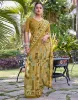 Picture of Printed Daily Wear Georgette Saree (Green)
