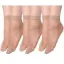 Show details for 3 Pairs Women's Nylon Transparent Socks Picture of 3 Pairs Women's Nylon Transparent Socks