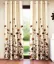 Picture of Home Sizzler 2 Pieces Digital Print Eyelet Polyester Window Floral Opaque Curtains - 5 Feet, Brown - Near Me