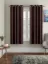 Picture of Polyester Blackout Window Curtains (Pack of 2, 5 FEET, Brown Dark)