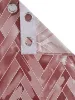 Picture of Home Sizzler 2 Pieces Geometrical Panel Eyelet Polyester Semi Sheer Door Curtains 7 Feet, Grey(Eyelet),Grommet Curtains