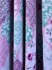 Picture of Polyester Blackout Printed Door Opaque Curtains (Pack of 2, 7 Feet, Green), Grommet Curtains