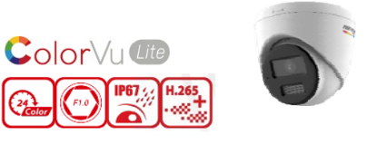 Show details for HIKVISION 4MP ColorVu Lite+ Warm LED Turret Network Camera (DS‐2CD1347G2‐L / DS‐2CD1347G2H‐LIU) Picture of HIKVISION 4MP ColorVu Lite+ Warm LED Turret Network Camera (DS‐2CD1347G2‐L / DS‐2CD1347G2H‐LIU)