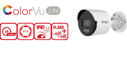 Show details for HIKVISION 4MP ColorVu Lite+ Warm LED Bullet Network Camera (DS‐2CD1047G2‐LUF) Picture of HIKVISION 4MP ColorVu Lite+ Warm LED Bullet Network Camera (DS‐2CD1047G2‐LUF)