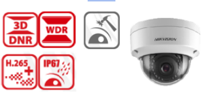 Show details for HIKVISION 2MP Fixed Dome Vandal-Proof Camera DS‐2CD3121G0‐I (2.8mm) Picture of HIKVISION 2MP Fixed Dome Vandal-Proof Camera DS‐2CD3121G0‐I (2.8mm)