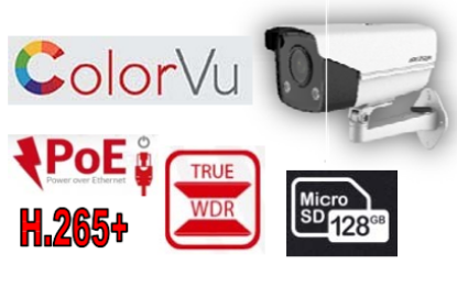 Show details for HIKVISION 2MP ColorVu Warm LED Bullet Network Camera DS‐2CD2T27G3E‐L Picture of HIKVISION 2MP ColorVu Warm LED Bullet Network Camera DS‐2CD2T27G3E‐L