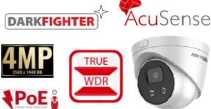 Show details for HIKVISION AcuSense 4MP Darkfighter EXIR Network Turret Camera (DS‐2CD2346G1‐I) Picture of HIKVISION AcuSense 4MP Darkfighter EXIR Network Turret Camera (DS‐2CD2346G1‐I)