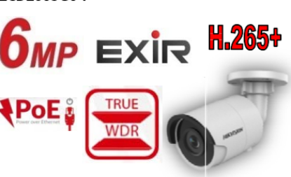 Show details for HIKVISION 6MP IR Fixed Bullet Network Camera (DS‐2CD2063G0‐I) Picture of HIKVISION 6MP IR Fixed Bullet Network Camera (DS‐2CD2063G0‐I)