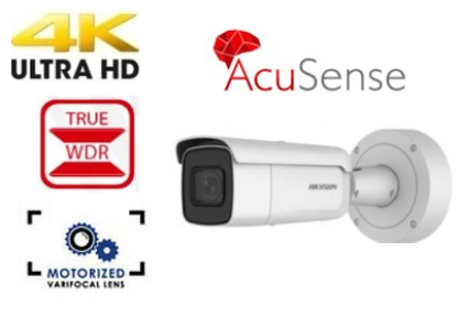 Show details for HIKVISION 8MP AcuSense Motorized Varifocal Bullet Network Camera Picture of HIKVISION 8MP AcuSense Motorized Varifocal Bullet Network Camera