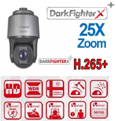 Show details for HIKVISION DarkfighterX 25× 8” IR Network Speed Dome Picture of HIKVISION DarkfighterX 25× 8” IR Network Speed Dome